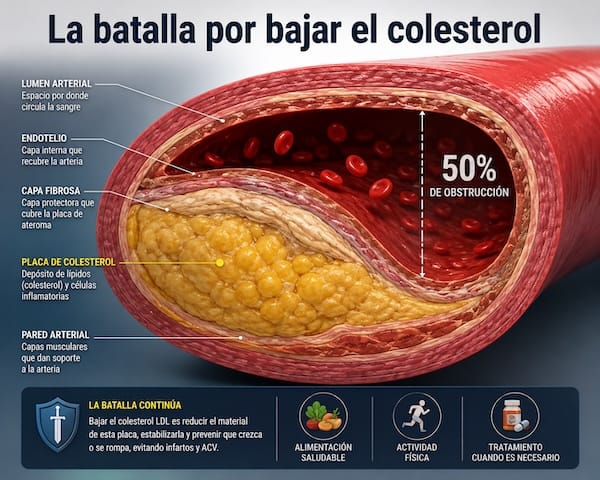 Como esta tu Colesterol LDL,  por qué a veces la dieta no es suficiente